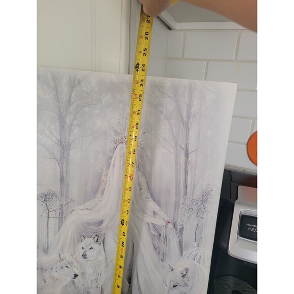 Halloween Witch & Wolves LED Light Up Wall Decor 2024 Ashland RARE - Picture 5 of 6